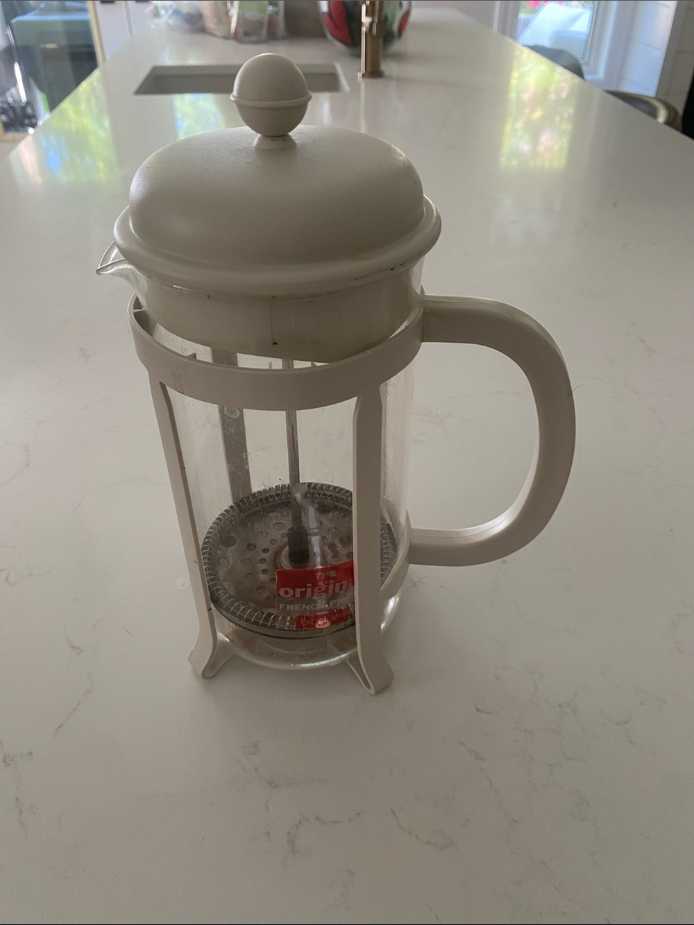 White French Press Coffee Maker - Brand: Bodum